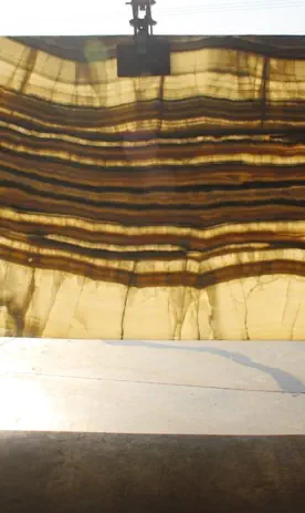 Steinarten und Oberflächen